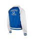 Women's Royal Indianapolis Colts Coaches Raglan Full-Snap Jacket