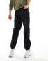 New Balance icon twill cargo trousers in black