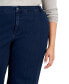 Plus Size Wide-Leg High-Rise Jeans, Created for Macy's