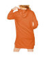 Women's Texas Orange Texas Longhorns Take a Knee Raglan Hooded Sweatshirt Dress