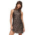 SUPERDRY Sequin A Line Sleeveless Short Dress