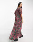 Y.A.S. Rinna floral printed maxi dress in multi