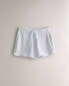 Jersey fabric shorts with ruffles