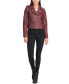 Women's Classic Faux Leather Asymmetrical Moto Jacket