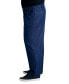 Мужские брюки Haggar Stretch Denim Classic-Fit Pleated Pants