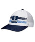 Men's White, Navy North Carolina Tar Heels Retro Fade Snapback Hat