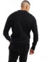 ONLY & SONS oversized knit jumper in black