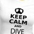 KRUSKIS Keep Calm and Dive short sleeve T-shirt