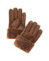 Surell Accessories Shearling-Lined Tech Gloves Men's