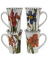 Botanical Flora 16 Piece Dinnerware Set