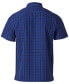 Men's Eldridge Classic Plaid Button-Up Short-Sleeve Shirt