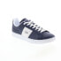 Lacoste Carnaby Pro CGR 123 6 Mens Blue Leather Lifestyle Sneakers Shoes