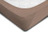 Topper Bettlaken taupe 140x200 cm Heavy