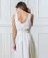 Women's A-Line Dress with Sash