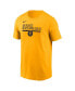 Men's Gold Pittsburgh Pirates 2-Hit Speed City Connect T-Shirt