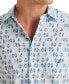 Men's Classic-Fit Fish-Print Button-Down Shirt