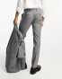 Jack & Jones Premium super slim fit stretch wool mix suit trousers in grey