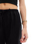 Esmee loose fit beach trouser co-ord in black