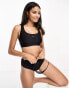 Nike Swimming Fusion crossback bikini top in black