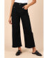 Women's Georgette High Waisted Straight Leg Pants