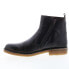 Fly London Riky RIKY039FLY-001 Mens Black Leather Slip On Casual Dress Boots