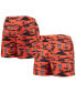 Men's Orange Auburn Tigers Island Palm Swim Trunks