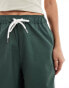 ASOS DESIGN sporty pull on trouser in green