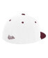 Men's White Mississippi State Bulldogs On-Field Baseball Fitted Hat