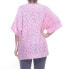 Топ NY Collection Cold Shoulder Pink White L