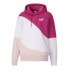 Puma Power Hoodie Womens Pink, White Casual Outerwear 67619964