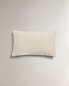 Creased cushion cover