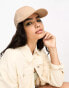 ASOS DESIGN baseball cap in stone