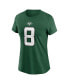 Women's Aaron Rodgers Green New York Jets Player Name and Number T-shirt