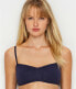 OnGossamer 263341 Womens Cabana Cotton Bandeau Bra Navy Size Small