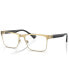 Men's Rectangle Eyeglasses, VE128556-O