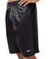 Men's Regular-Fit Mesh-Panel Satin Basketball Shorts