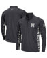 Men's Charcoal Nebraska Huskers OHT Military-Inspired Appreciation Digi Camo Quarter-Zip Jacket