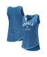 Women's Heathered Royal Kansas City Royals Contrast Binding Scoop Neck Tank Top