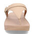 FITFLOP Lulu Adjustable Leather Toe-Post Slides