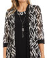 Women's 2-Pc. Printed Jacket & Necklace Dress Set