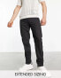 ASOS DESIGN slim smart trouser in charcoal