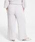 Plus Size Gauze Drawstring Pants, Created for Macy's