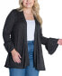 Plus Size Bell Sleeve Open Cardigan Sweater