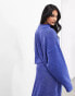 ASOS EDITION oversized knitted jumper in petrol blue