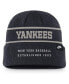 Men's Navy New York Yankees Cooperstown Collection Rewind Terra Cuffed Knit Hat