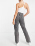 Topshop Dad jeans in smoke grey