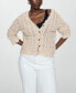 Women's Drawstring Detail Knitted Cardigan