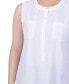 Petite Sleeveless Air Flow Blouse