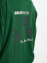 Quiksilver oversized long sleeve t-shirt in green