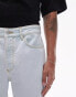 Topman straight jeans in summer light wash tinted blue